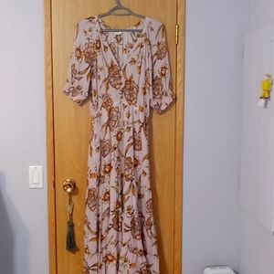 LONG FLORAL DRESS